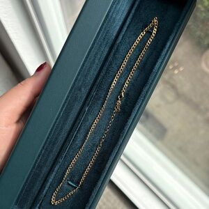 Mejuri 14k Yellow Gold Curb Chain Necklace 14” - 15”